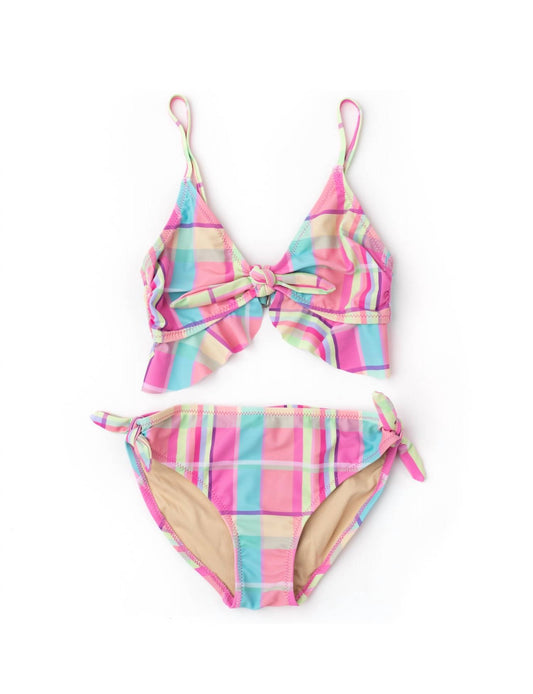 Shade Critters - Girls Plaid Ruffle Bikini