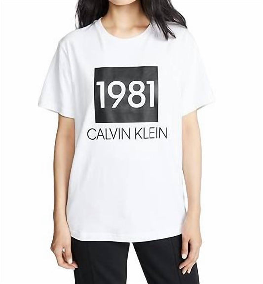 Calvin Klein - 1981 Bold Cotton Crewneck T-Shirt