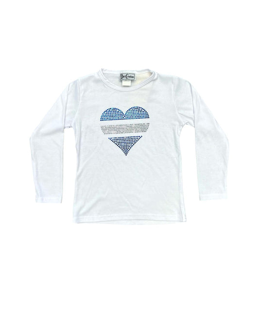 Dori Creations - Girls Heart Long Sleeve Tee