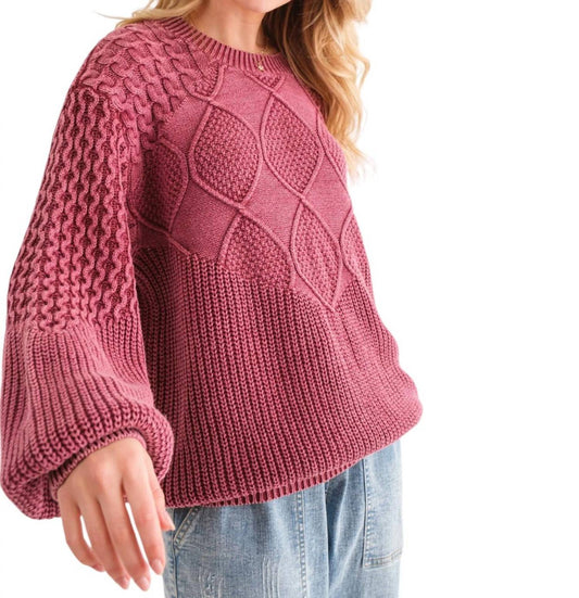 And The Why - Classic Feelings Textured Sweater