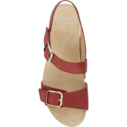 Dansko - Women's Trinity Cayenne Burnished Nubuck Wedge