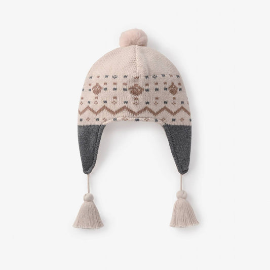 Elegant Baby - Kids Fairisle Aviator Knit Hat