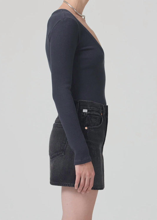 Citizens Of Humanity - Anouk Long Sleeve V-Neck Top