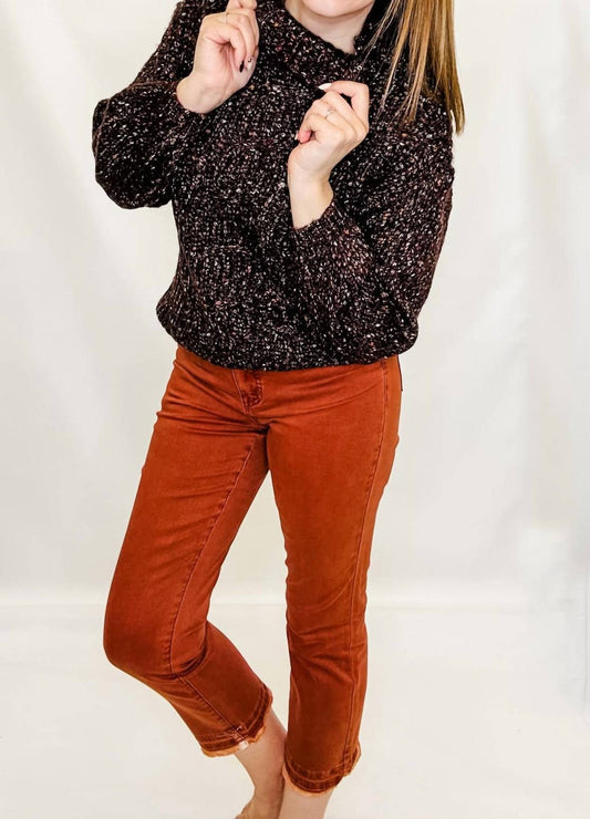 Tribal - Cassia Funnel Neck Sweater