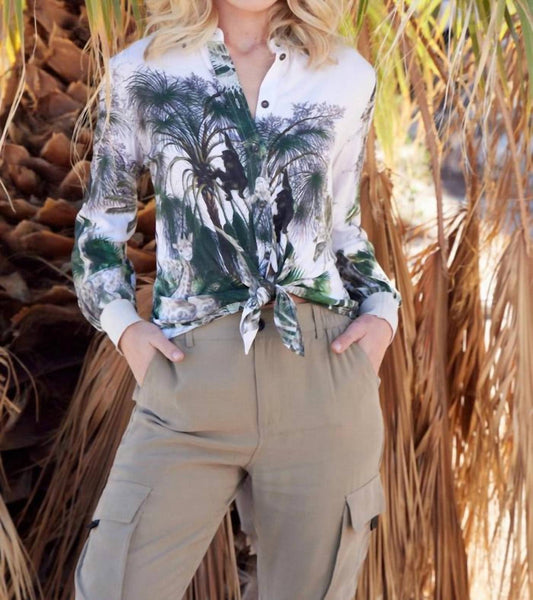 Oolala - Safari Print Shirt