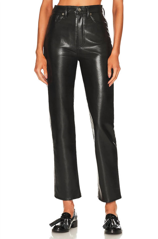 90's Recycled Leather Fitted Pant