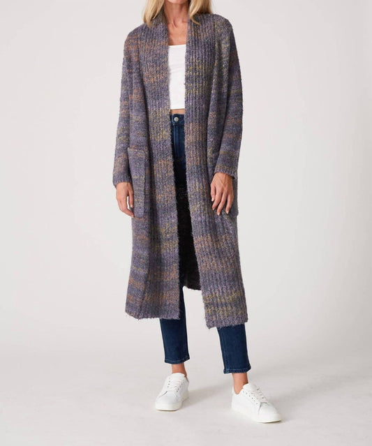 Lovestitch - Marled Knit Duster Cardigan