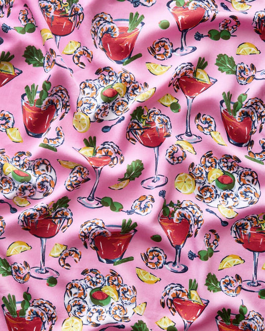 Printfresh - Shrimp Cocktail Pajama Set - Plus