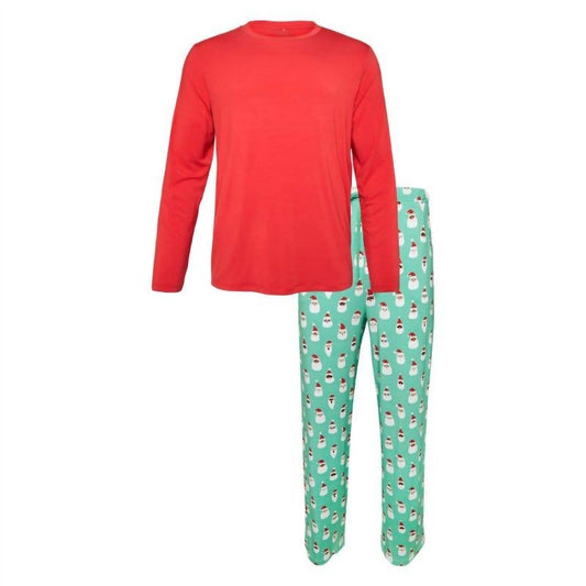 Posh Peanut - Men’s Long Sleeve Pajama Set