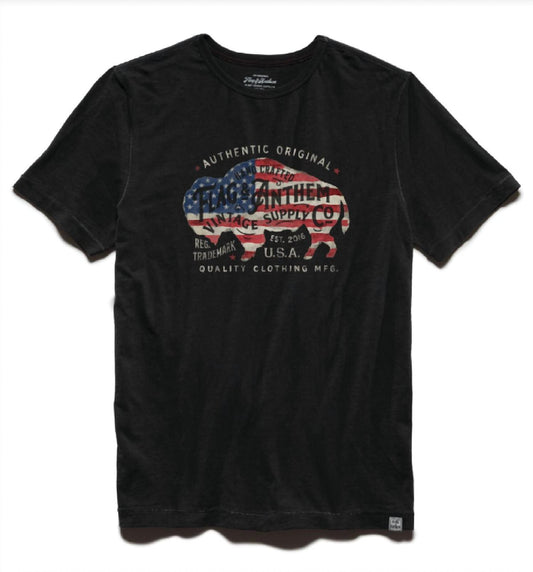 Flags & Anthem - Men's Buffalo Flag Short Sleeve Tee