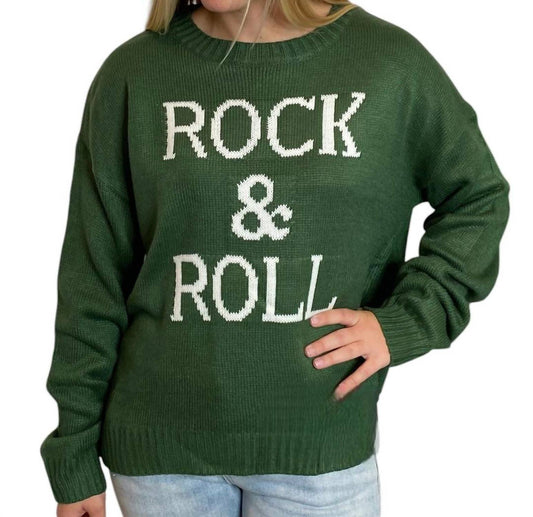 Panache Apparel - Long Sleeve Rock & Roll Sweater