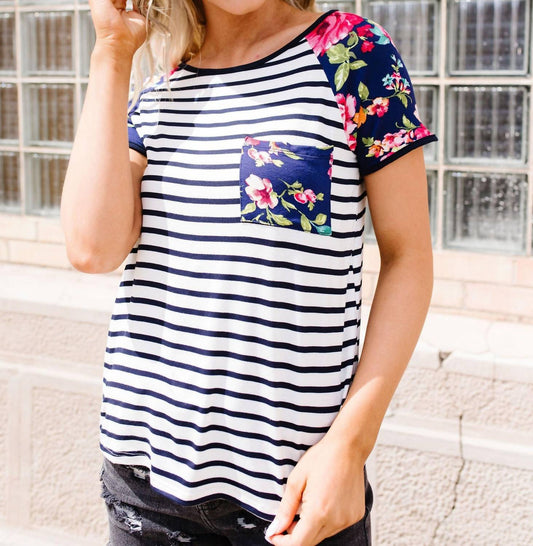 Flower Power Raglan Top