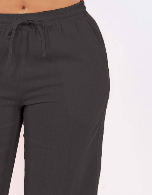 Paparazzi - Linen Crop Pant