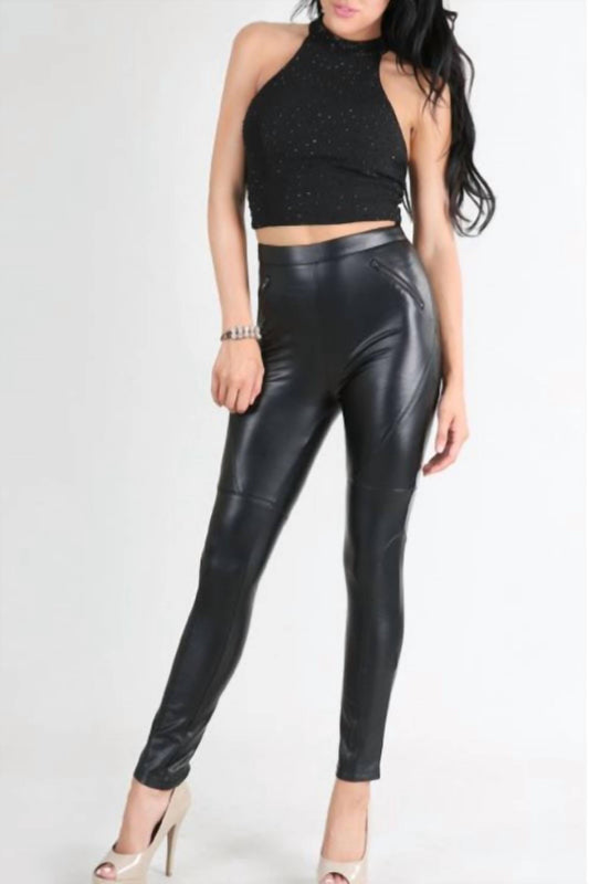 Nikibiki - Faux Leather Leggings