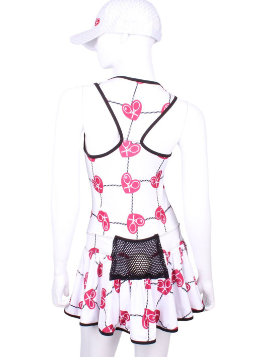 Love Love Tennis - Women's Sandra Dee Court Tennis Dress