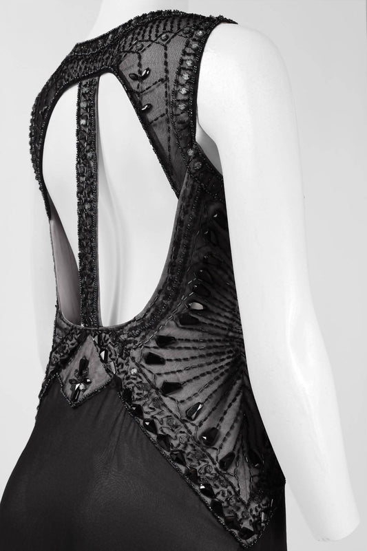 Sue Wong - Embellished Open-Back Dress
