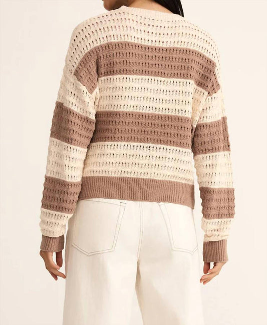 Z Supply - Bonaparte Stripe Crochet Sweater