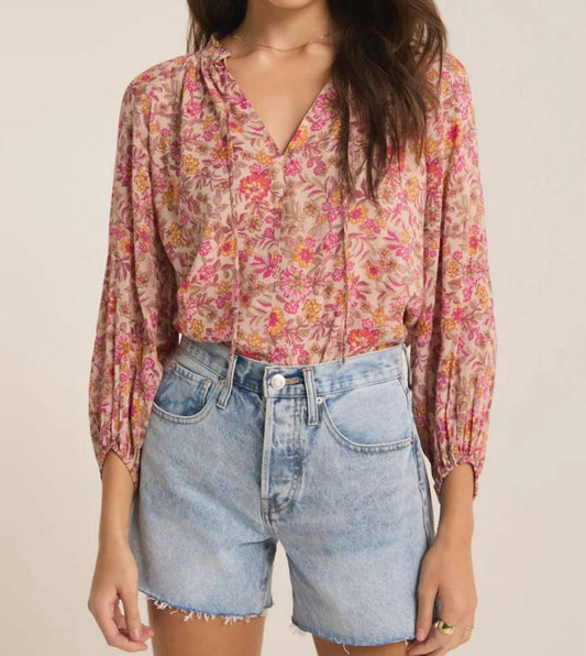 Z Supply - Women's Carine Lima Floral Top
