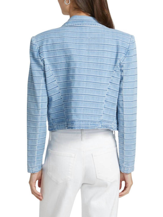 L'Agence - Dolly Striped Cropped Blazer