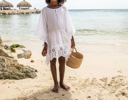 Snapper Rock - Cesci White Eyelet Coverup