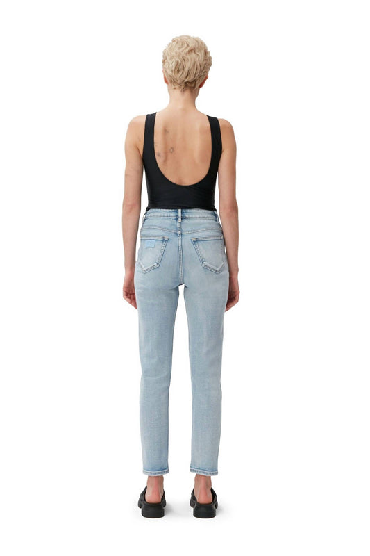 Ganni - Comfort Stretch Cutye Cropped Jeans