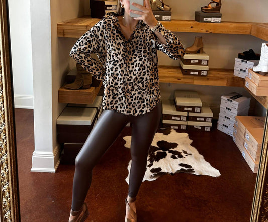 Zenana - Faux Leather Leggings