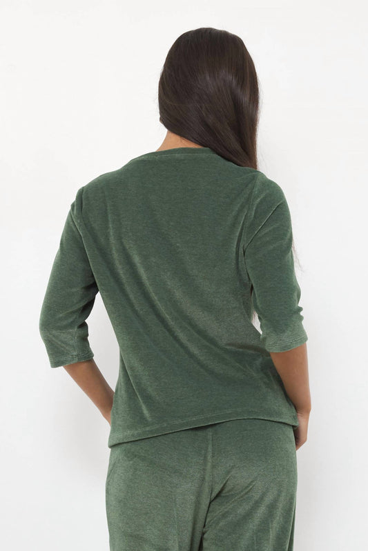 Lamade - Santa Monica Velour Mitered Back Tee