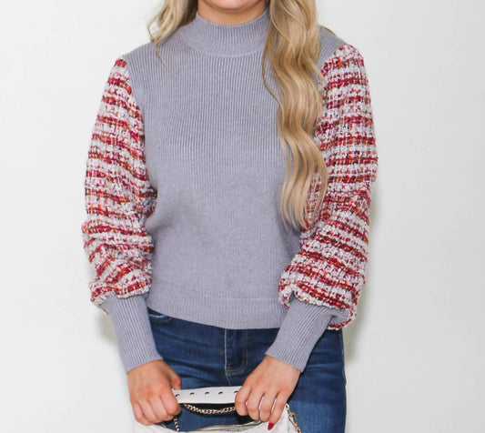 Thml - Mixed Media Knit Sweater