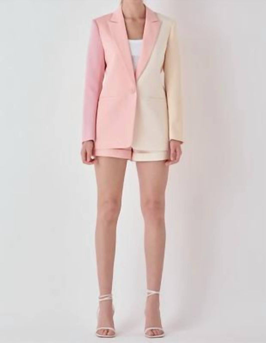 Endless Rose - Colorblock Blazer