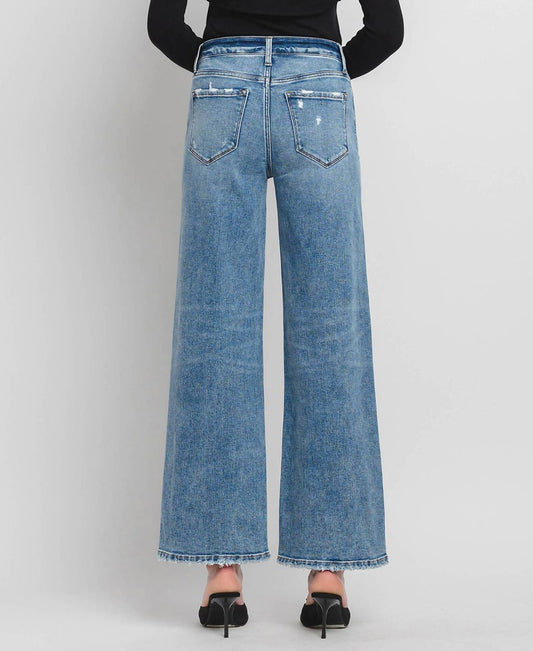 Flying Monkey - High Rise Wide Leg Jeans