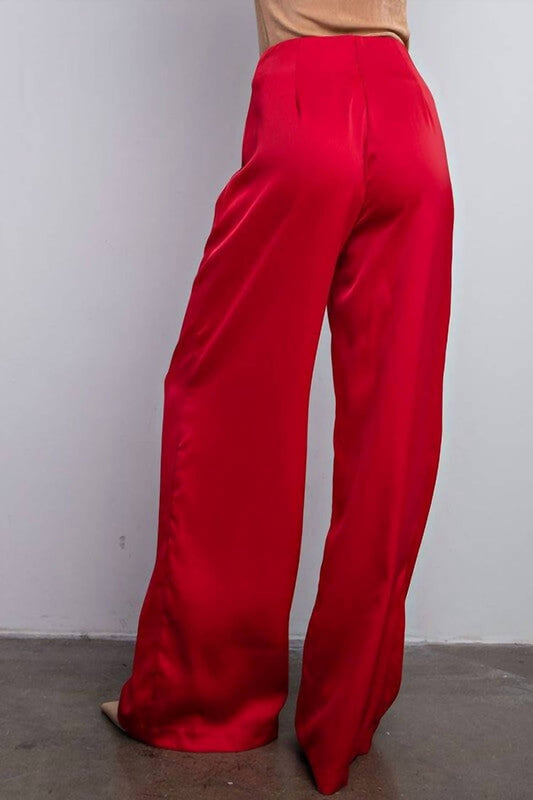 Glam - The Kyle High Waisted Wide Leg Dress Pants