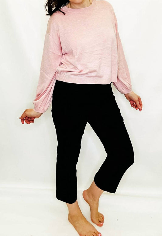 Tribal - Audrey Pull-on Straight Crop Jeans