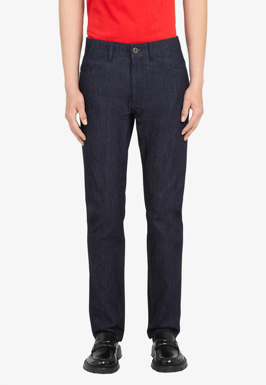 Salvatore Ferragamo - Five-pocket Slim Fit Denim Pants
