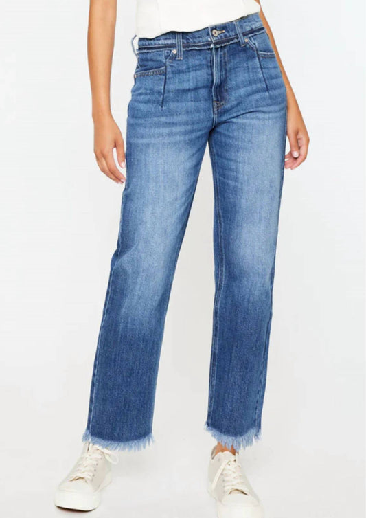 Kancan - High Rise Slim Straight Leg Jean