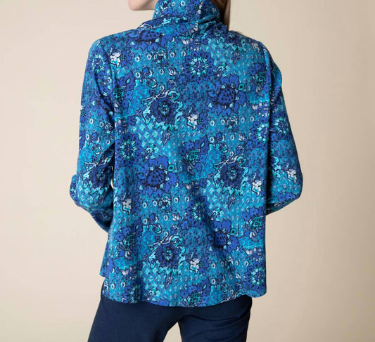 Habitat - French Floral Swing Turtleneck