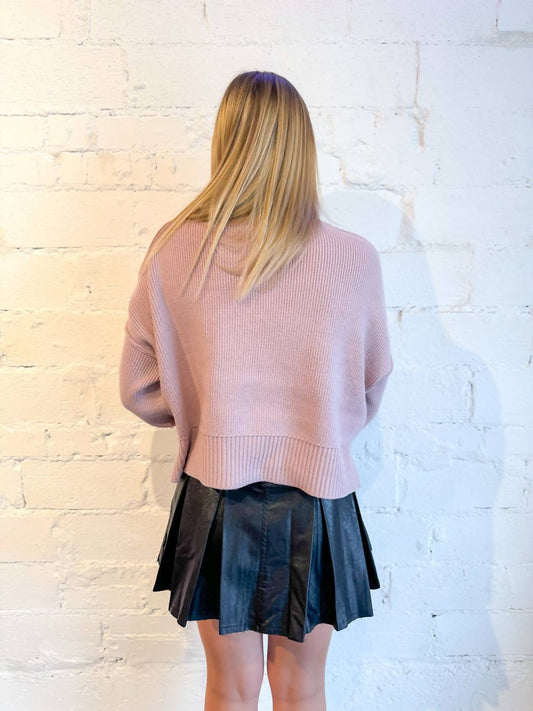 Olivaceous - Backstreet Pleated Mini Skirt