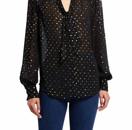 Paige - Women's Cleobelle Long Sleeve Tie Neck Blouse