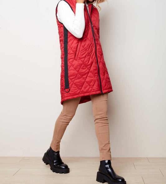 Charlie B - Quilted Puffer Zip Vest