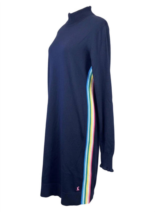 Joules - Women's Turtleneck Sweater Long Sleeve Mini Dress