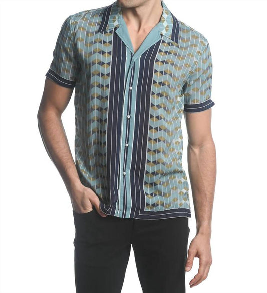 Postmarc - Chevron Short Sleeve Border Shirt