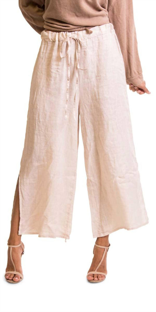 Gigi Moda - Flo Linen Capri Pants