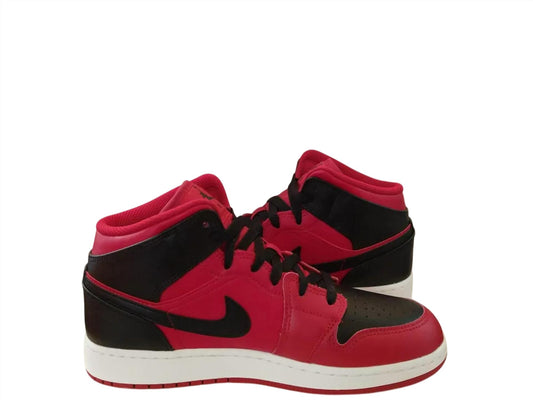 Nike - Kids Unisex Air Jordan 1 Mid (GS) Basketball Shoes