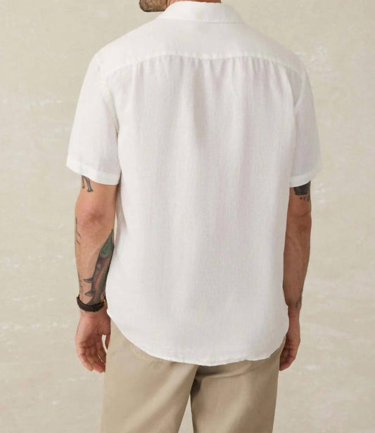 Faherty - Short Sleeve Palma Linen Shirt
