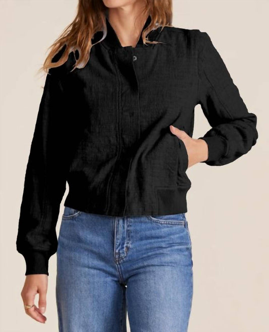 Bobi - Cinched Hem Bomber Jacket