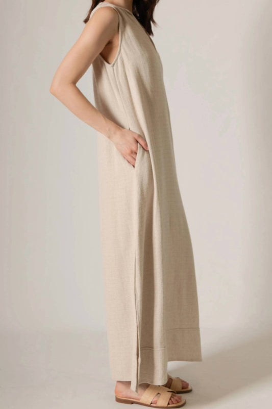 P.Cill - Sunlit Stroll Linen Maxi