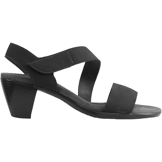 Munro - Women's Lucia Nubuck Leather High Heel Ankle Strap Sandal