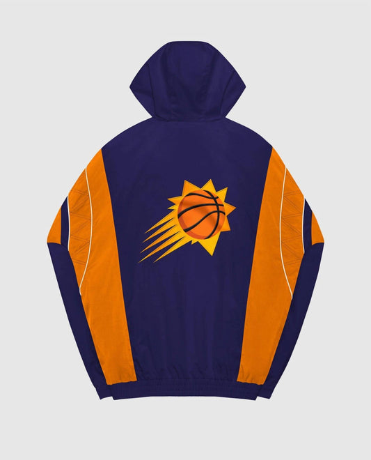 Starter - Men's Phoenix Suns Home Team Half-zip Jacket