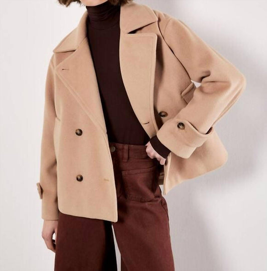 Apricot - Tailored Short Trench Jacket
