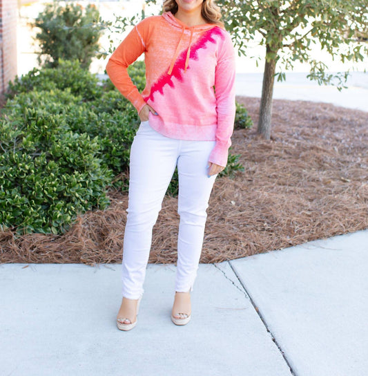 Charlie B - Women's Reverse Printed Cotton Hoodie