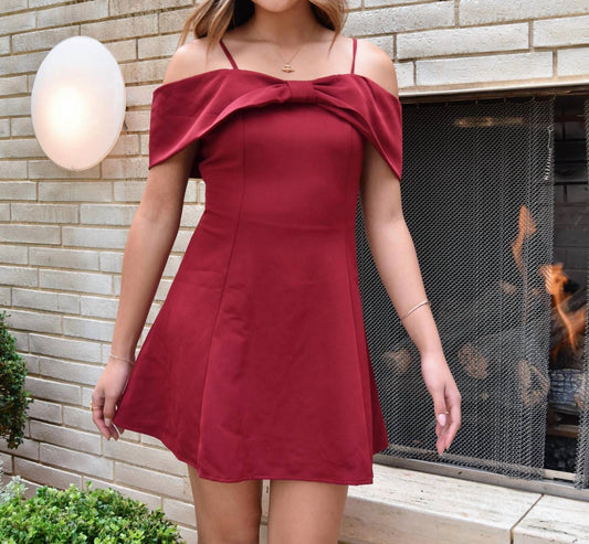 8Apart - Women's Paige Bow Mini Dress